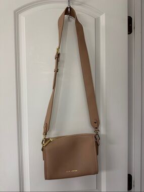 Katie Loxton Tan Crossbody with Wide Adjustable Strap